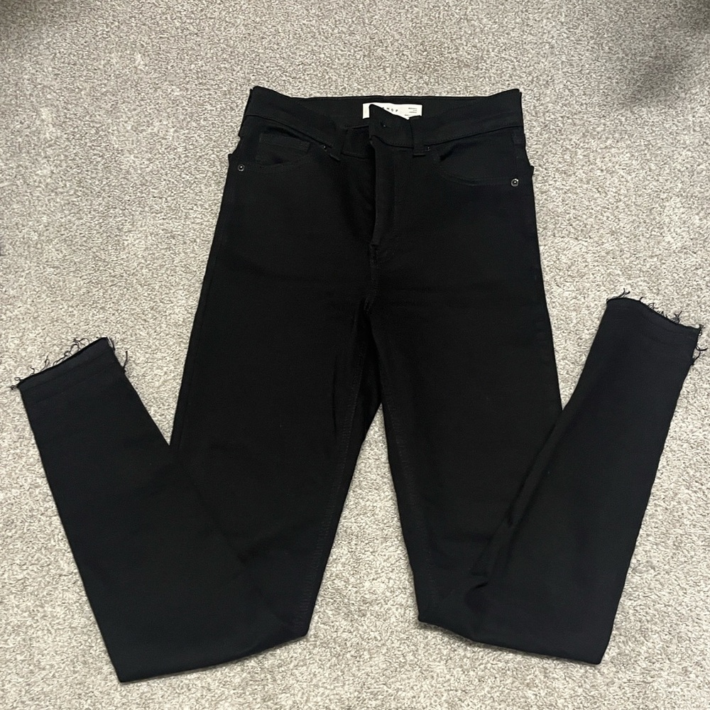 Topshop Black Jamie Denim